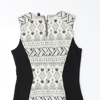H&M Womens White   Bodycon  Size 12