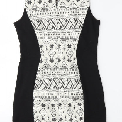 H&M Womens White   Bodycon  Size 12
