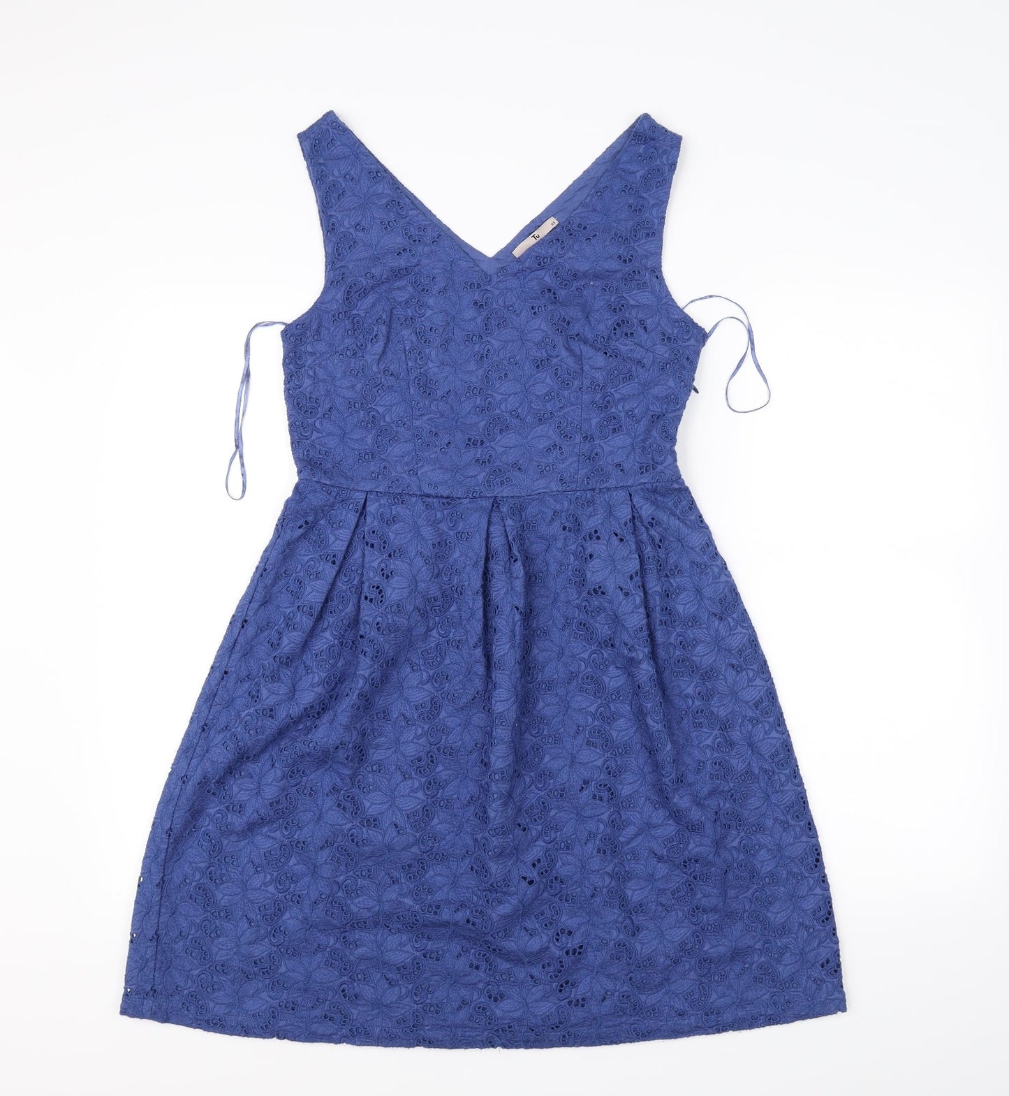 TU Womens Blue   Fit & Flare  Size 8