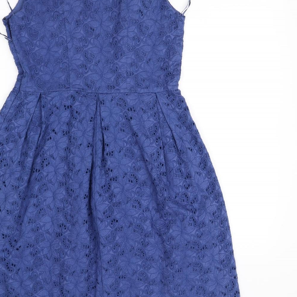 TU Womens Blue   Fit & Flare  Size 8