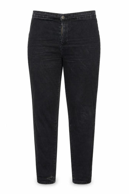 Denim & Co. Womens Black   Straight Jeans Size 12 L32 in