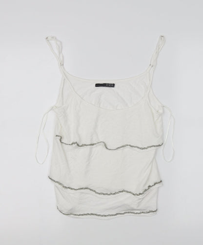 Atmosphere Womens White   Basic Tank Size 10