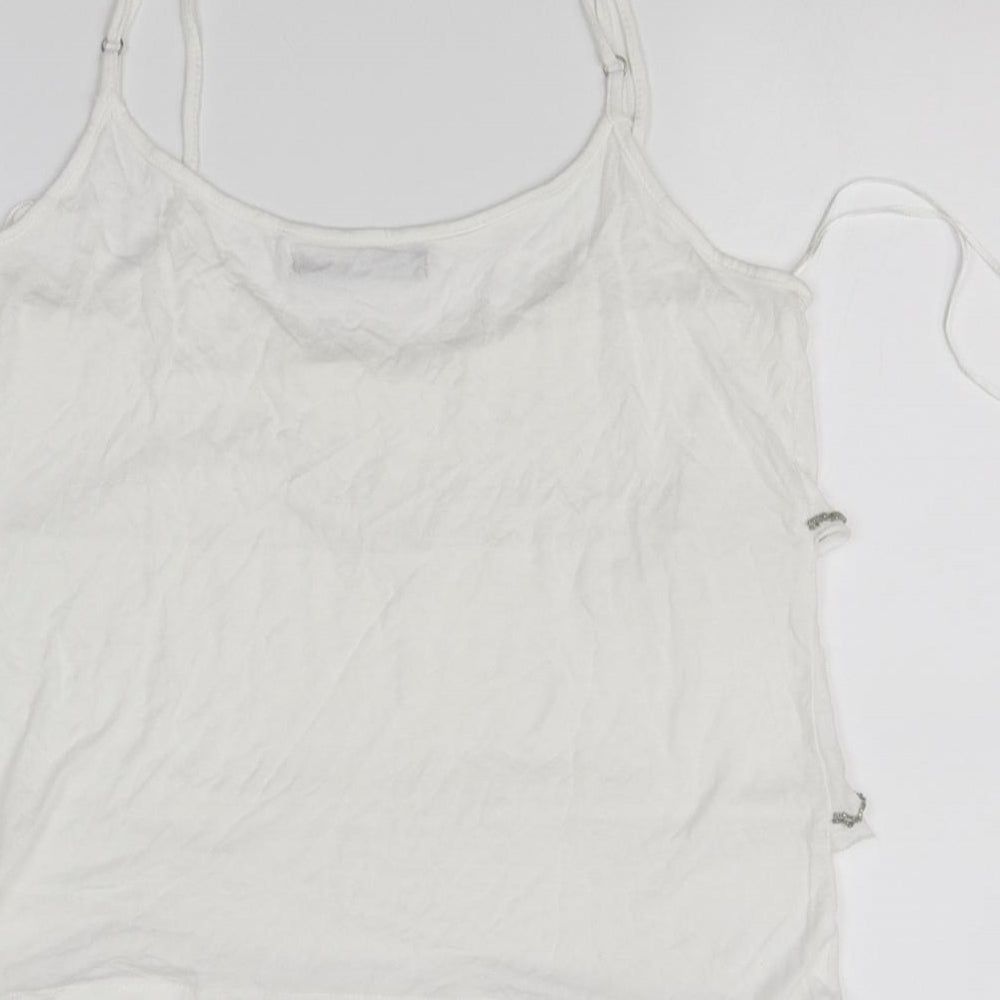 Atmosphere Womens White   Basic Tank Size 10