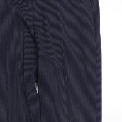 M&S  Womens Blue   Trousers  Size M L32 in