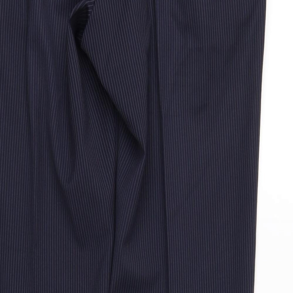 M&S  Womens Blue   Trousers  Size M L32 in