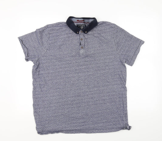 Kensington Mens Grey    Polo Size 2XL