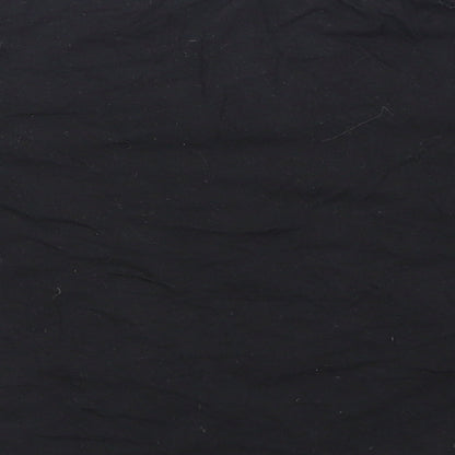 Womens UK Size S Zara Black Cropped T-Shirt