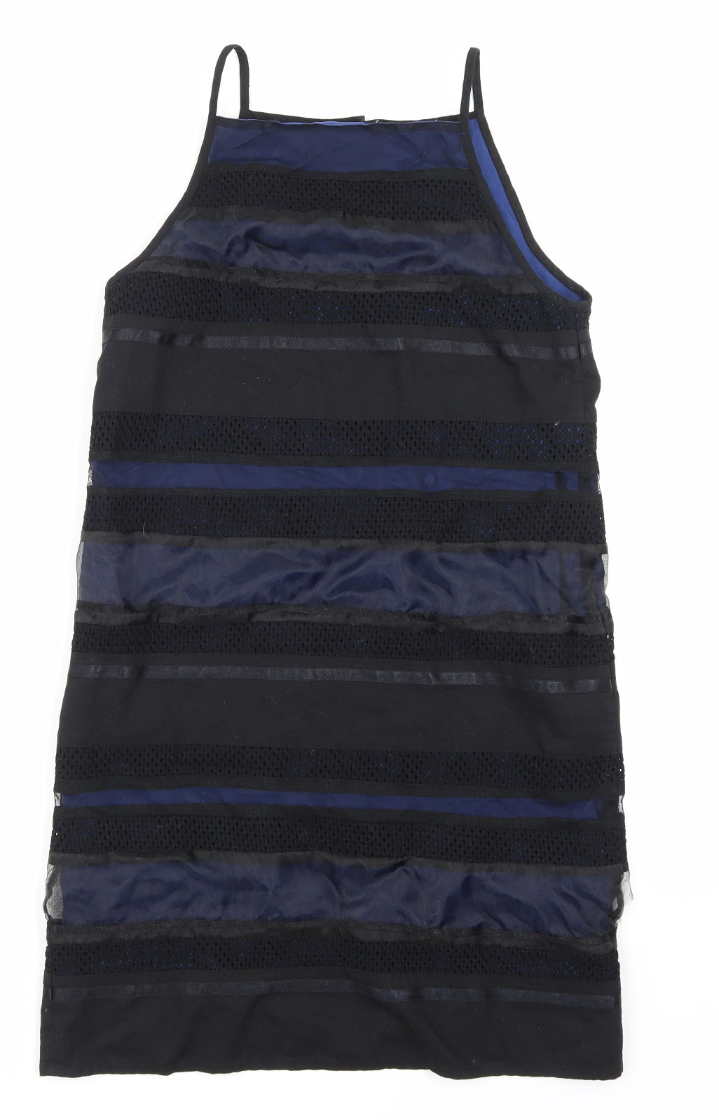 Finery Womens Black Striped  Pencil Dress  Size 8