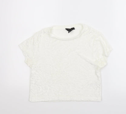 Atmosphere Womens White   Basic T-Shirt Size 14