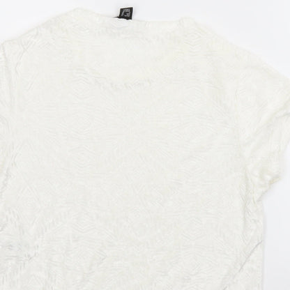 Atmosphere Womens White   Basic T-Shirt Size 14