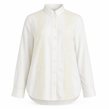 Womens UK Size 6 H&M White Basic Button-Up