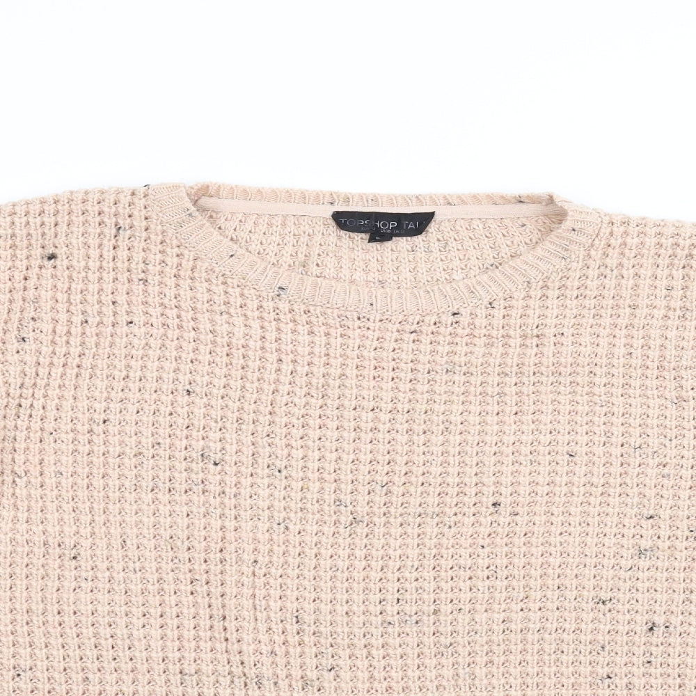 Topshop Womens Pink   Pullover Jumper Size 14