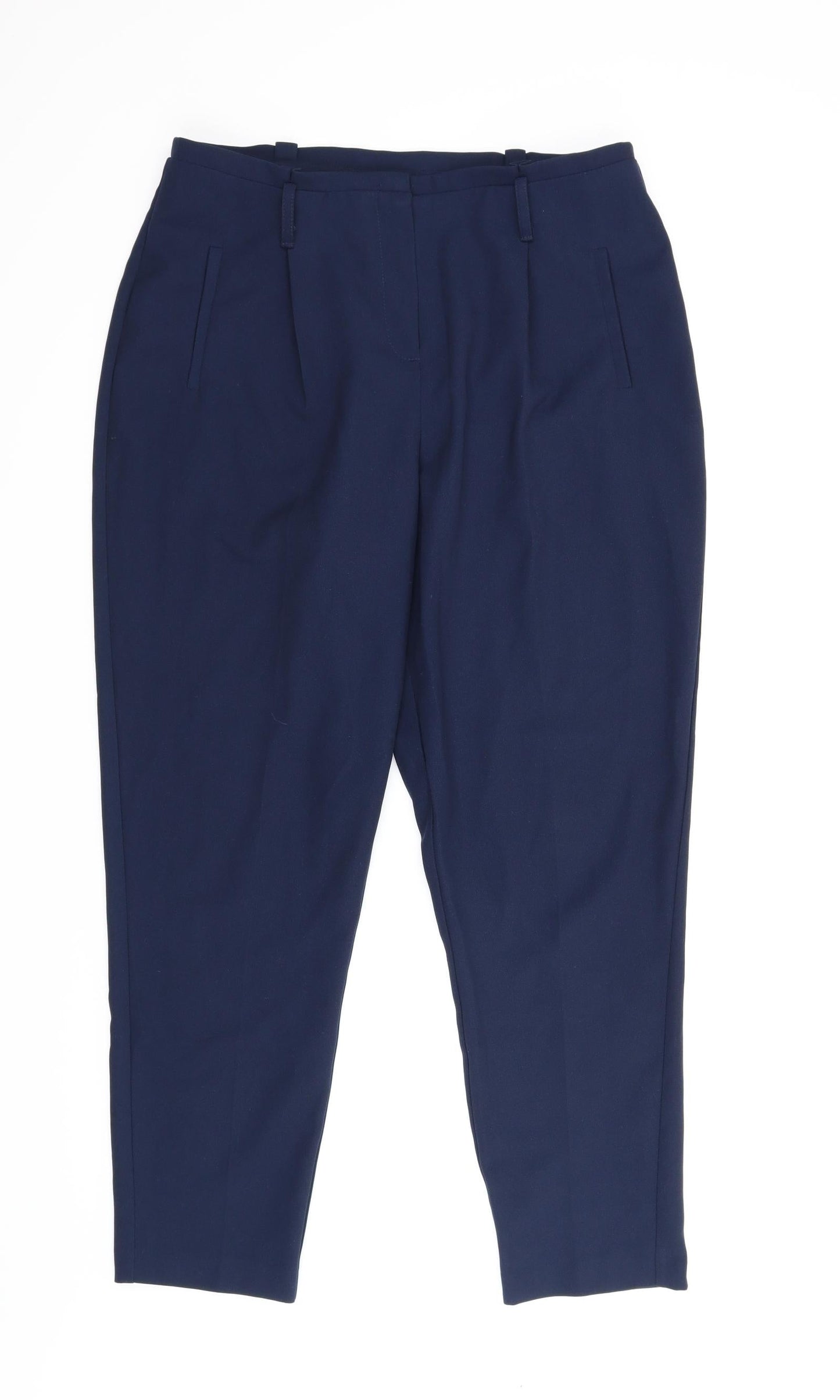 Womens UK Size 14 Atmosphere Regular Fit Carrot Blue Trousers