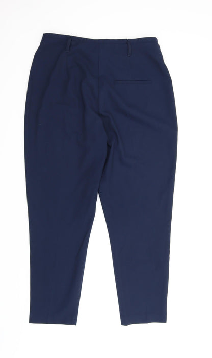 Womens UK Size 14 Atmosphere Regular Fit Carrot Blue Trousers