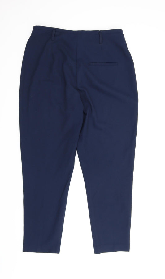 Womens UK Size 14 Atmosphere Regular Fit Carrot Blue Trousers