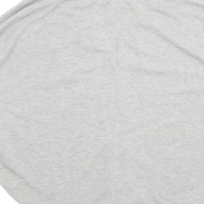 Womens UK Size S Forever21 Grey Basic Button-Up