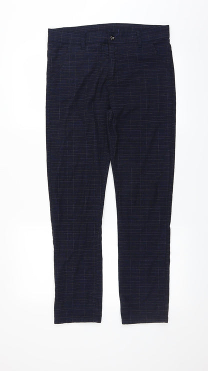 Fashion Apparel Mens Blue   Trousers  Size 34 in L29 in