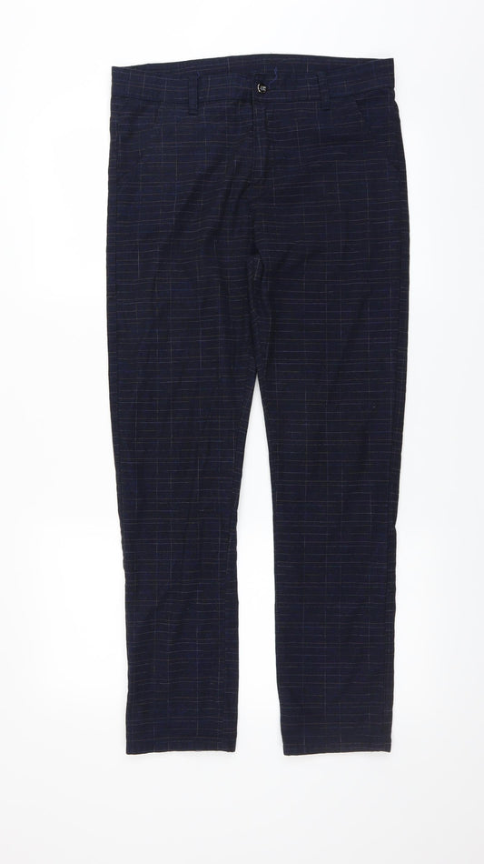 Fashion Apparel Mens Blue   Trousers  Size 34 in L29 in