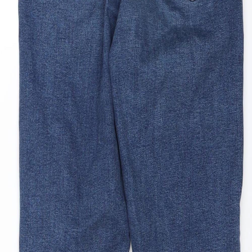 Topshop Womens Blue  Denim Skinny Jeans Size 26 in L32 in - DISTRESSED