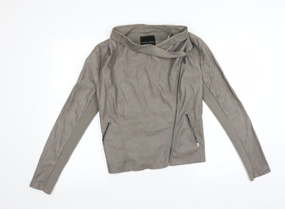 Womens UK Size 10 New Look Grey Jacket