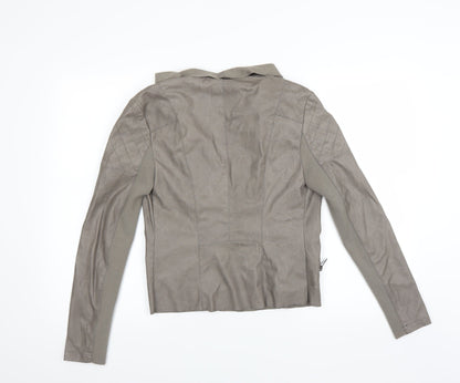 Womens UK Size 10 New Look Grey Jacket