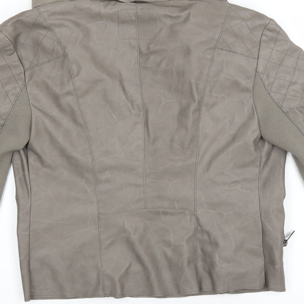 Womens UK Size 10 New Look Grey Jacket