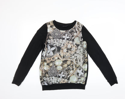 Womens UK Size 6 NEXT Black Pullover Sweatshirt