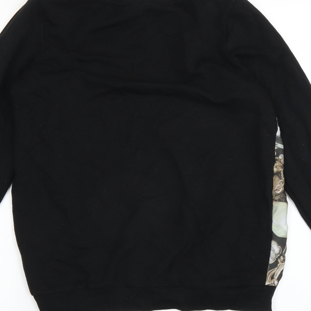 Womens UK Size 6 NEXT Black Pullover Sweatshirt