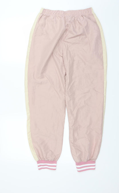 Womens UK Size L ellesse Regular Fit Jogger Pink Trousers
