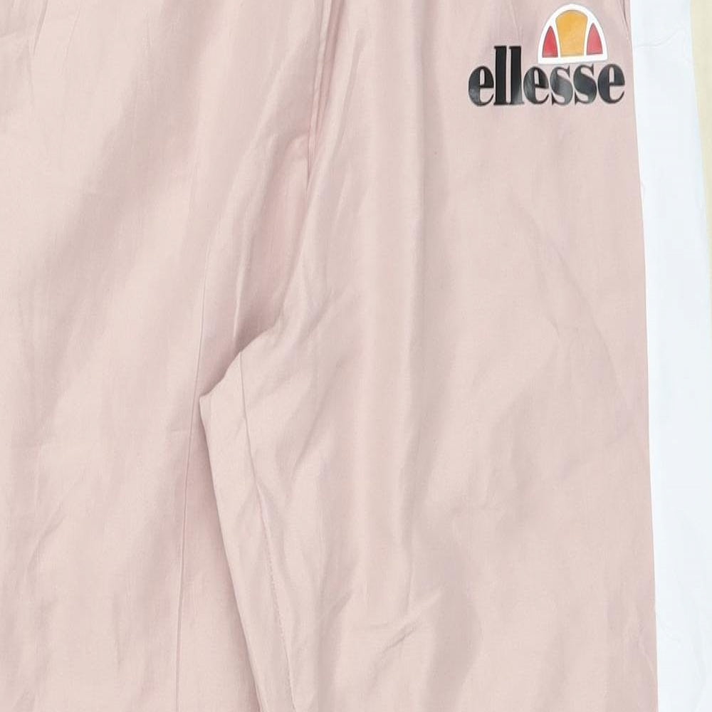 Womens UK Size L ellesse Regular Fit Jogger Pink Trousers