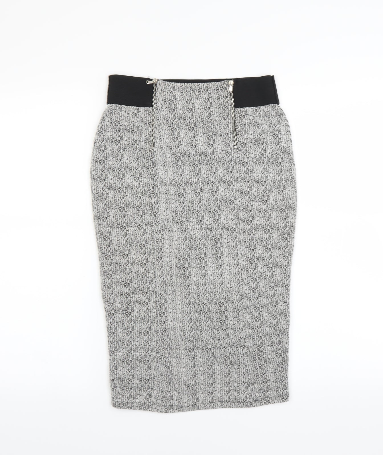 F&F Womens Grey   Straight & Pencil Skirt Size 6