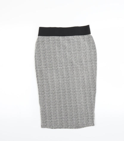 F&F Womens Grey   Straight & Pencil Skirt Size 6