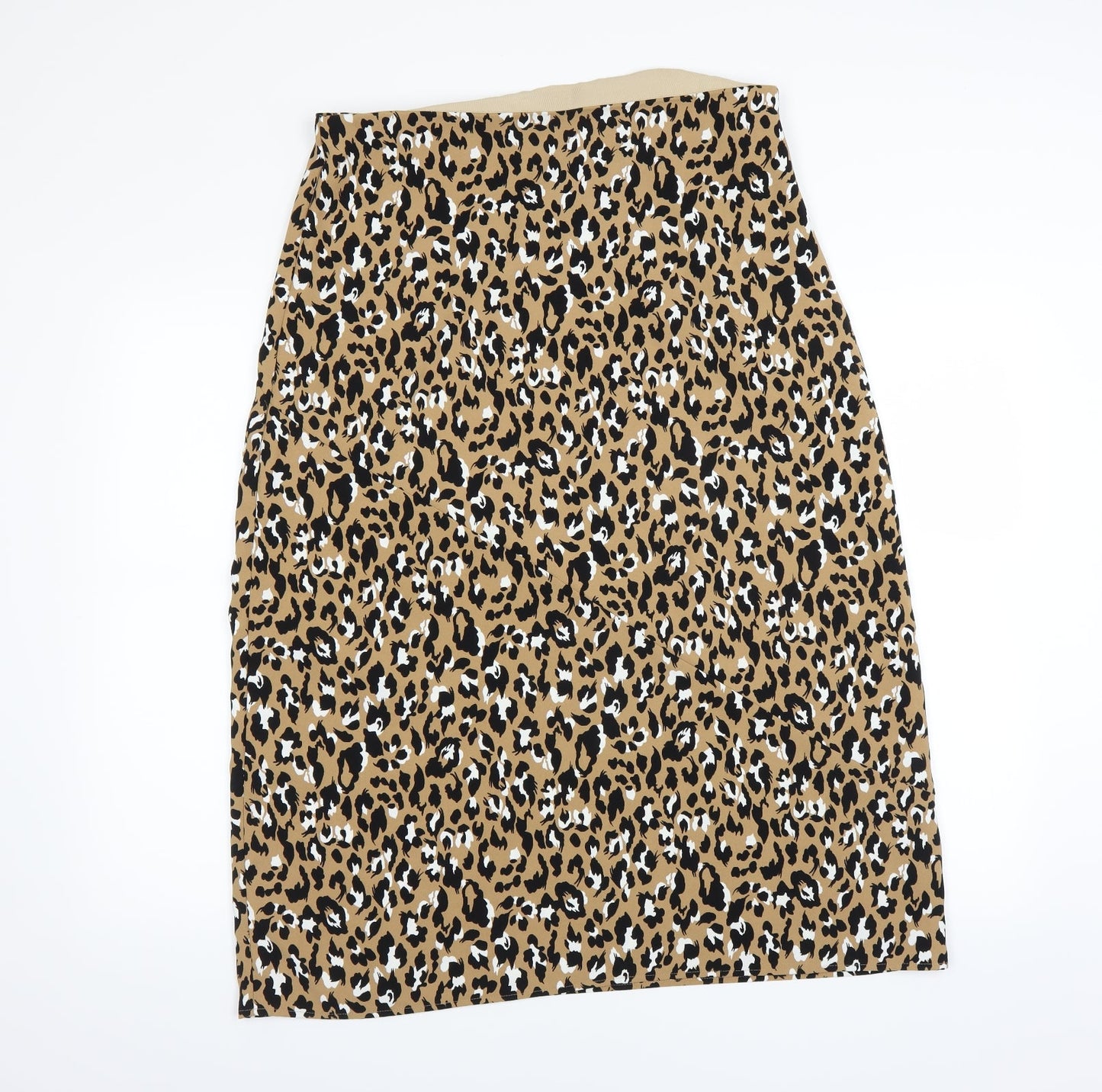 NEXT Womens Brown Animal Print  A-Line Skirt Size 34 in