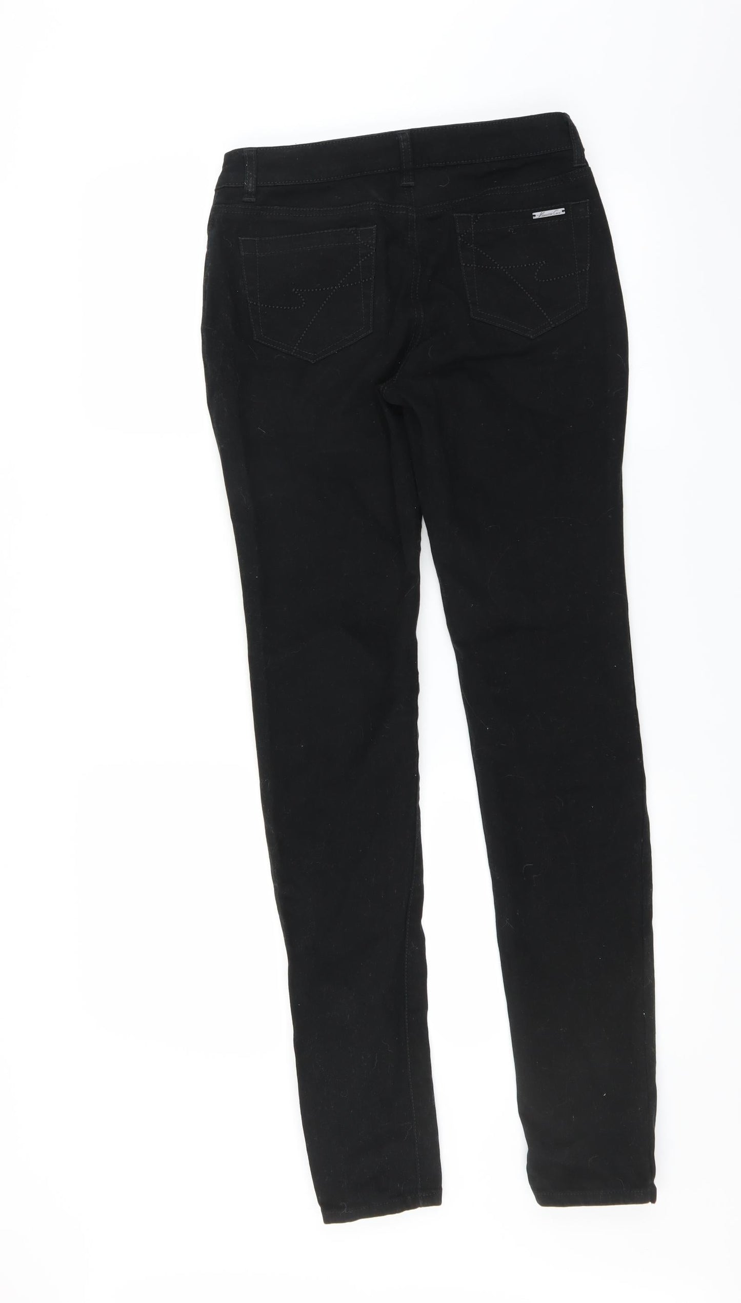 Kenneth Cole Womens Black  Denim Skinny Jeans Size 28 in L33 in
