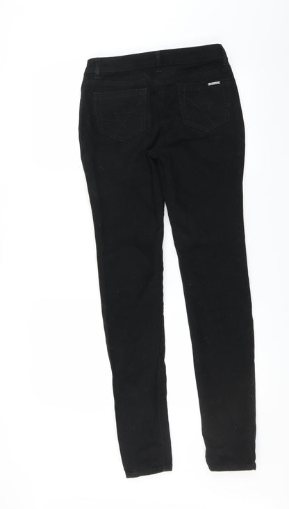 Kenneth Cole Womens Black  Denim Skinny Jeans Size 28 in L33 in