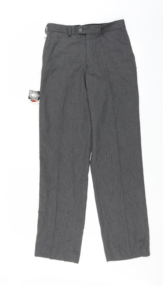 Mens UK Size 29 in Cat Ballou Regular Fit  Grey Trousers
