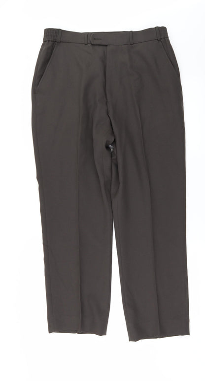 PREMIER MAN Mens Brown   Trousers  Size 34 in