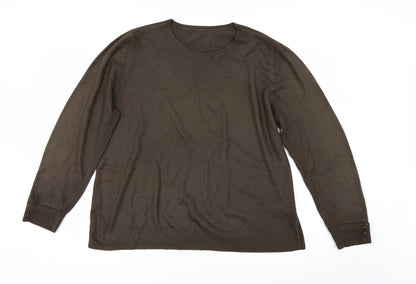 BHS Womens Brown   Pullover Jumper Size 18