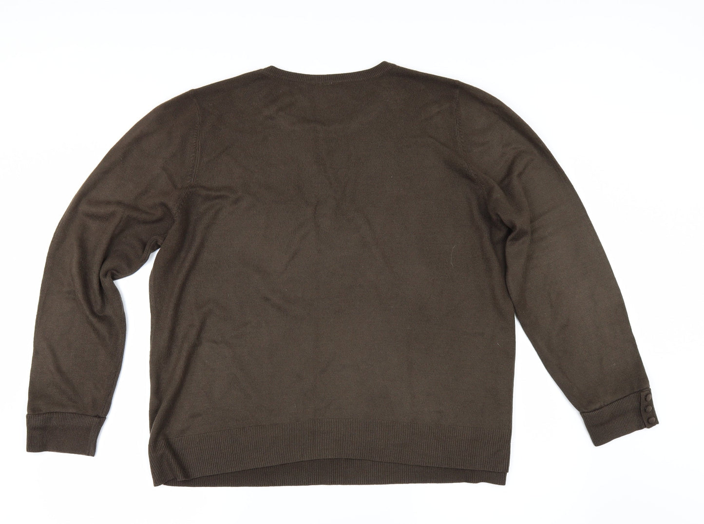 BHS Womens Brown   Pullover Jumper Size 18