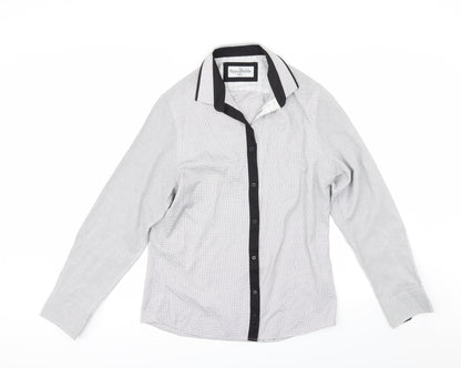 Spital Fields Mens Grey    Button-Up Size 16