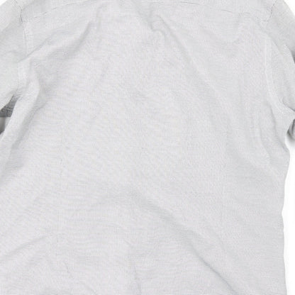 Spital Fields Mens Grey    Button-Up Size 16