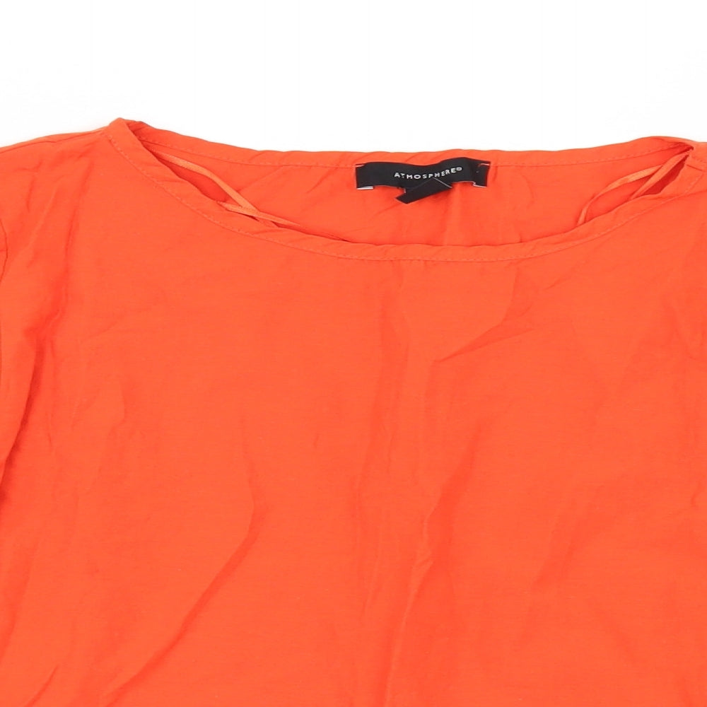 Primark Womens Orange   Tunic Blouse Size 8