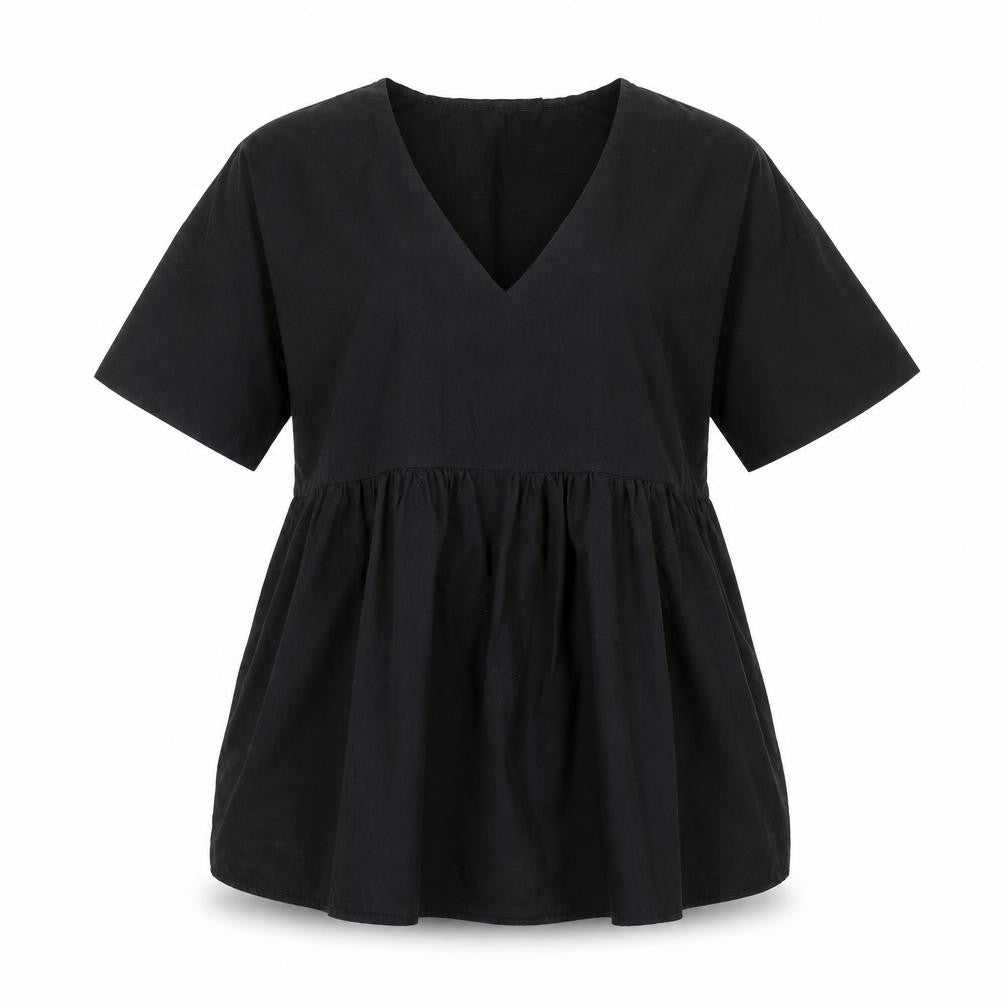 Womens UK Size 6 I SAW IT FIRST Black Tunic Blouse