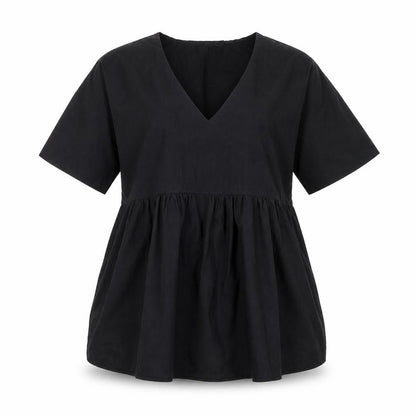 Womens UK Size 6 I SAW IT FIRST Black Tunic Blouse