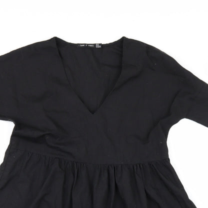 I SAW IT FIRST Womens Black   Tunic Blouse Size 6