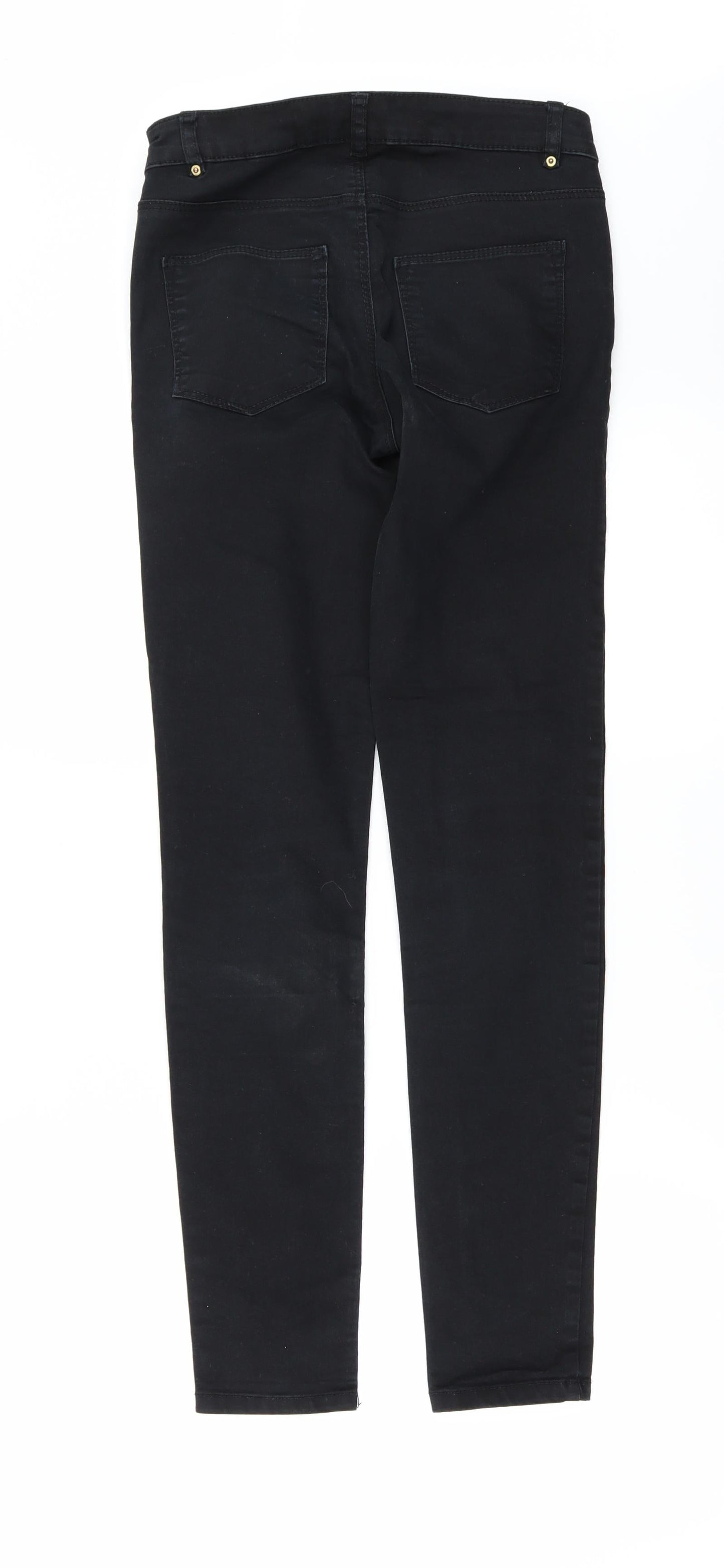 Womens UK Size 6 H&M Regular Fit Skinny Black Jeans