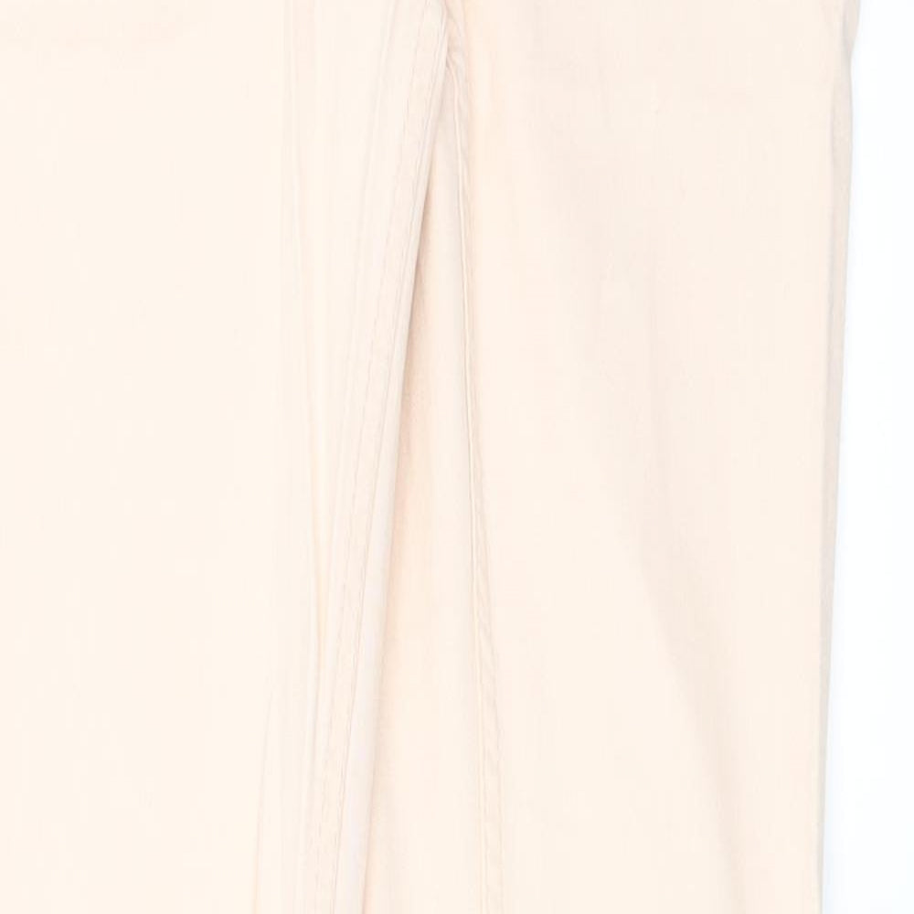 Womens UK Size 4 H&M Regular Fit Skinny Orange Jeans