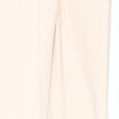 Womens UK Size 4 H&M Regular Fit Skinny Orange Jeans