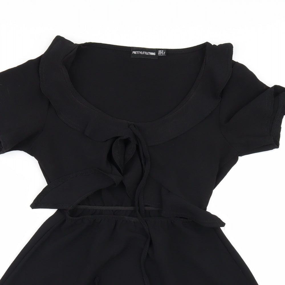 PRETTYLITTLETHING Womens Beige   A-Line  Size 6