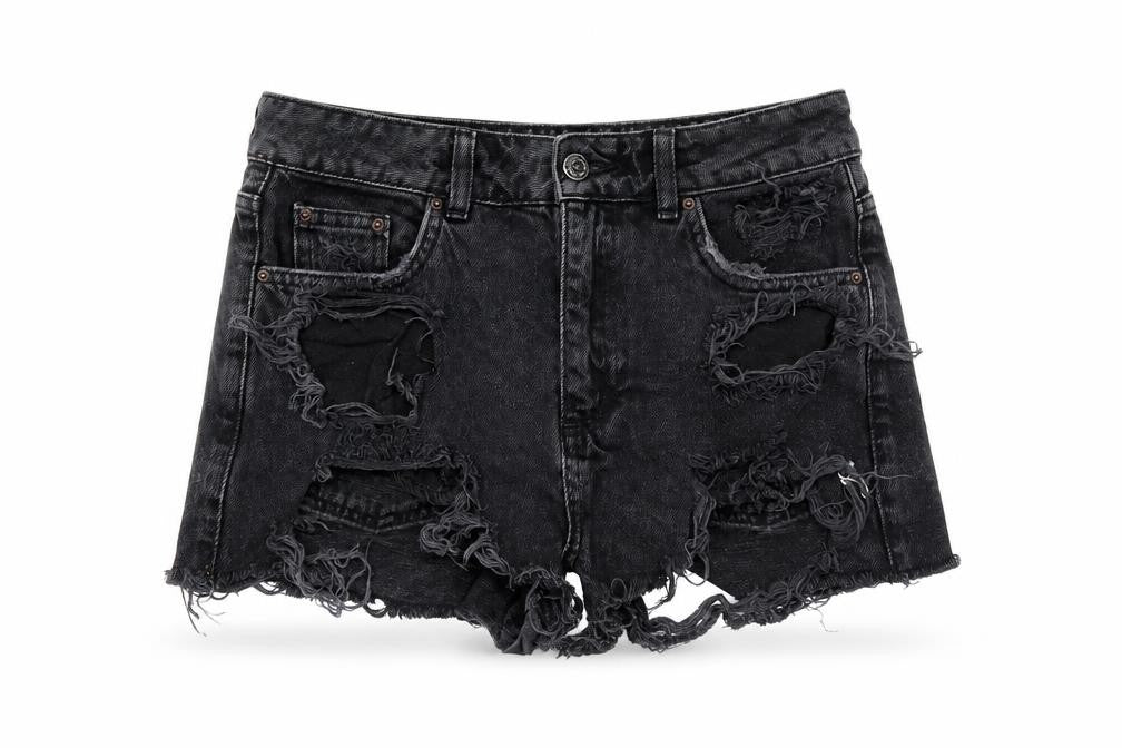 Womens UK Size 26 Topshop Regular Fit Cut-Off Shorts